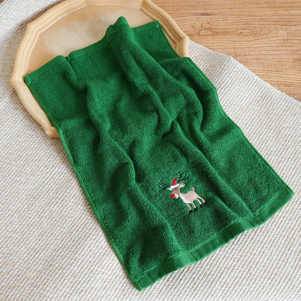 Christmas Soft Cotton Towels 3 Pieces